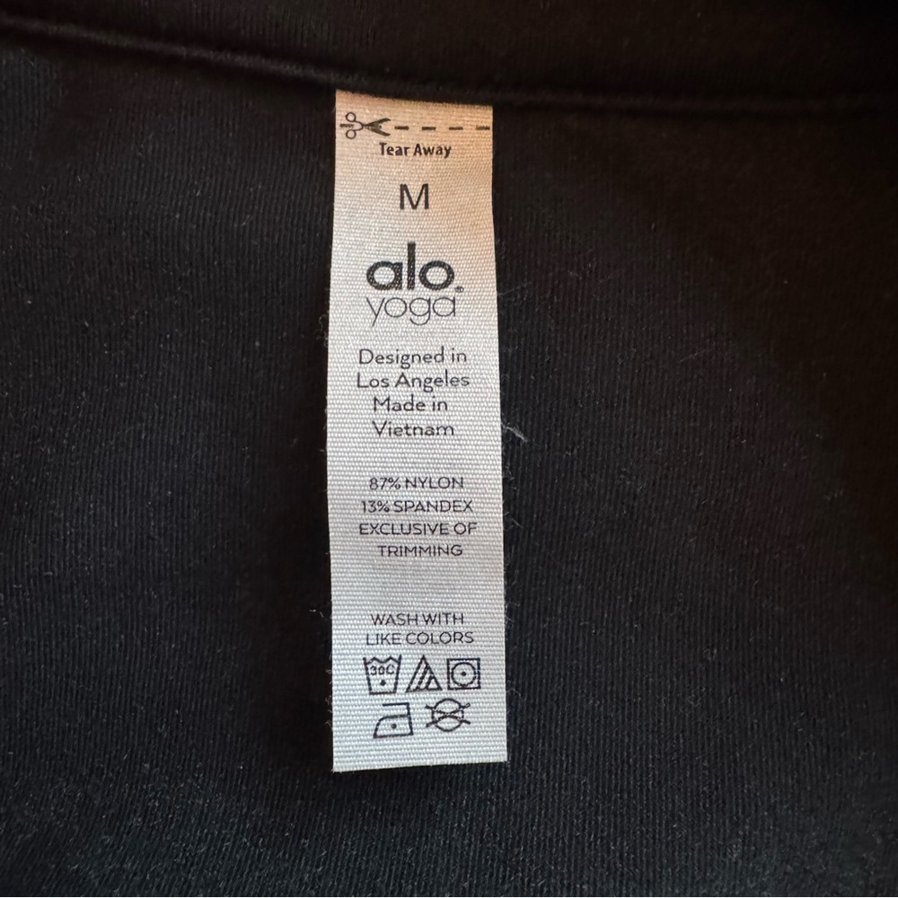 Alo Yoga Black Medium Contour Jacket - Picture 8 of 8